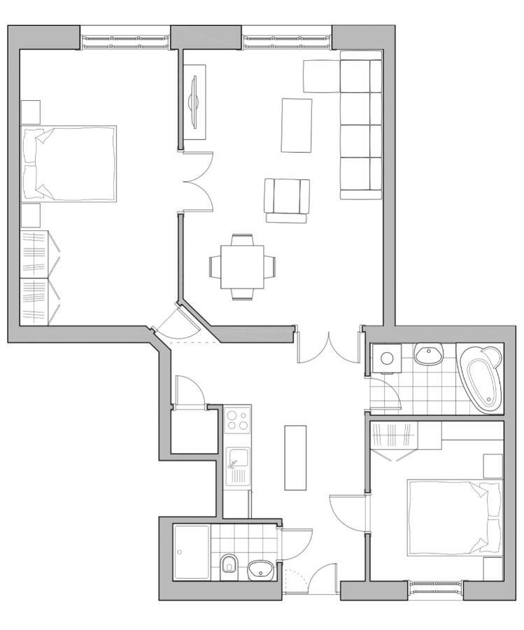 Daylight Apartment, The Best Location Boedapest Buitenkant foto